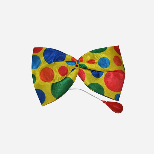 Noeud papillon de clown avec gicleur