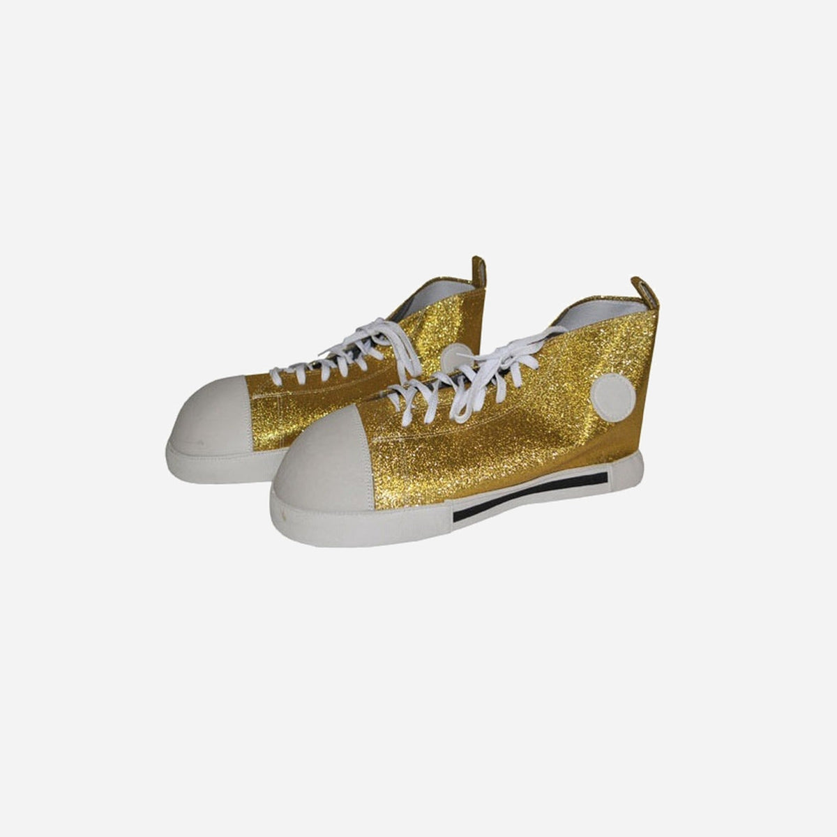 Paire de chaussures géantes or 36 cm de déguisement