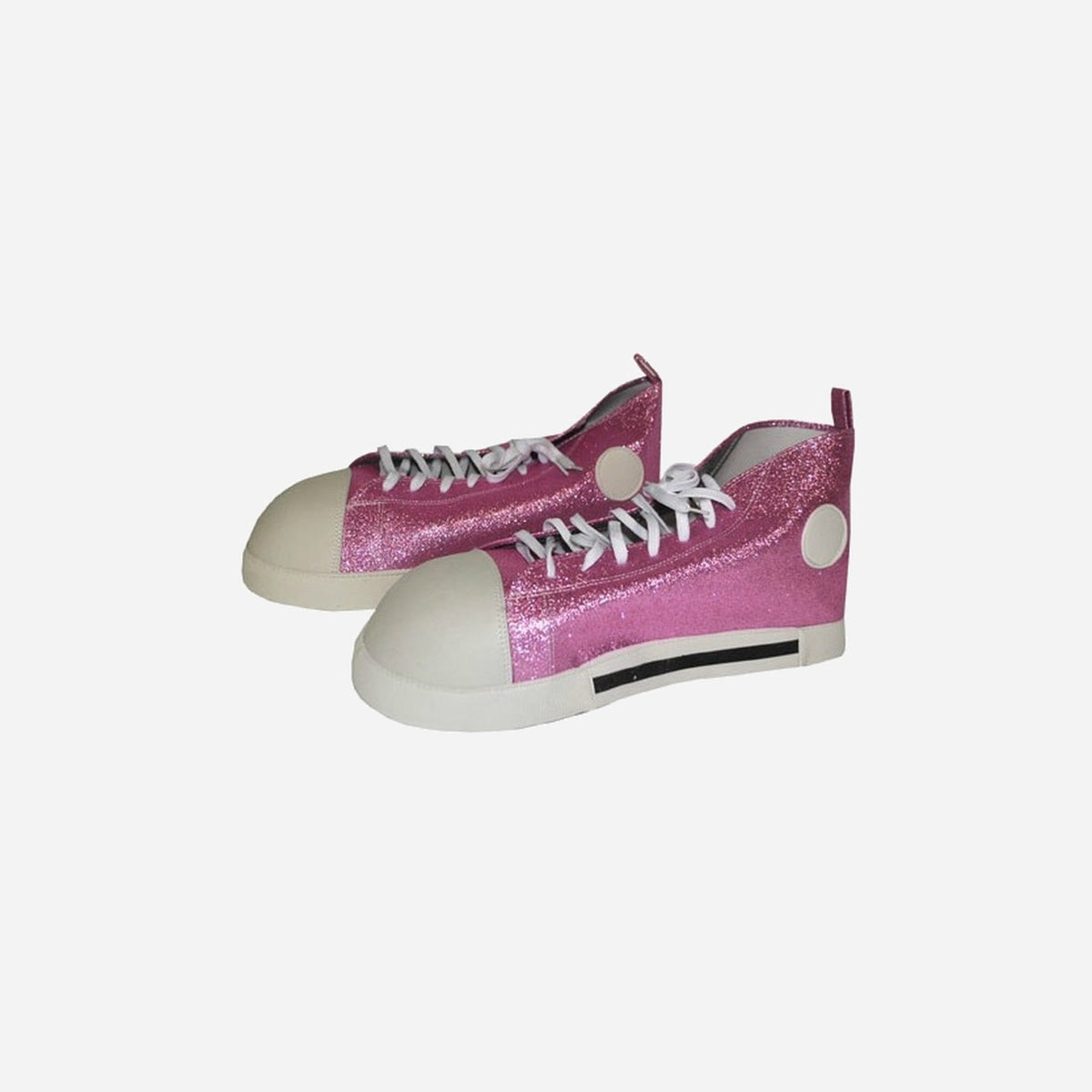 Paire de chaussures géantes rose 36 cm de déguisement