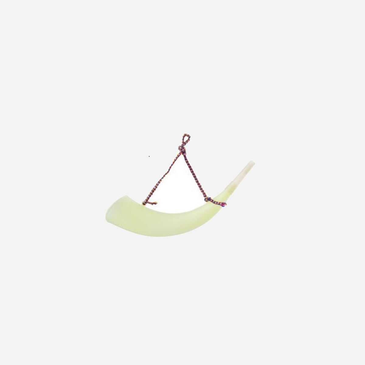 Trompette corne alpine avec corde 25 cm