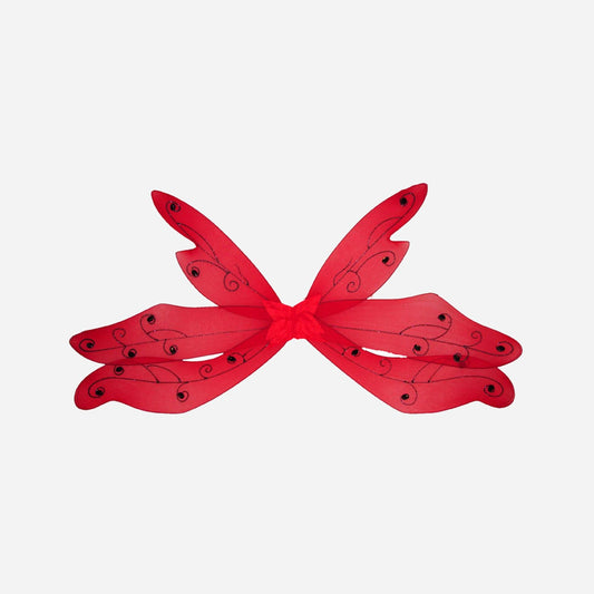 Ailes de fée rouge 1 m