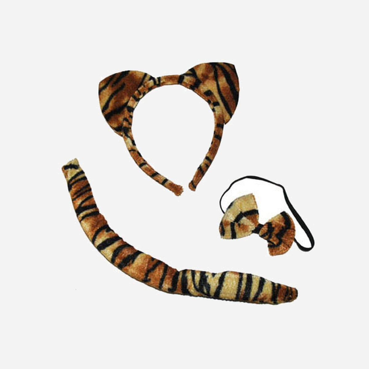 Set accessoires déguisement tigre brun & noir