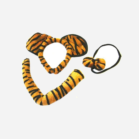 Set deguisement tigre orange & noir