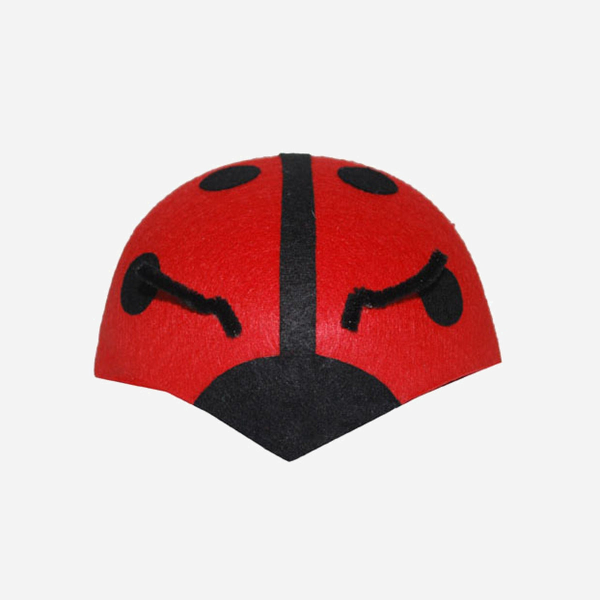 Chapeau coccinelle en feutrine