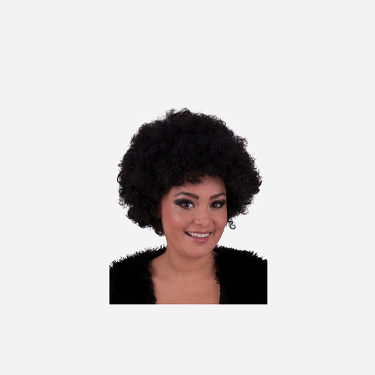 Perruque afro noire