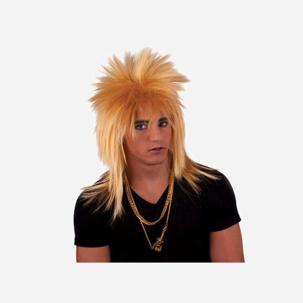 Perruque punk blonde