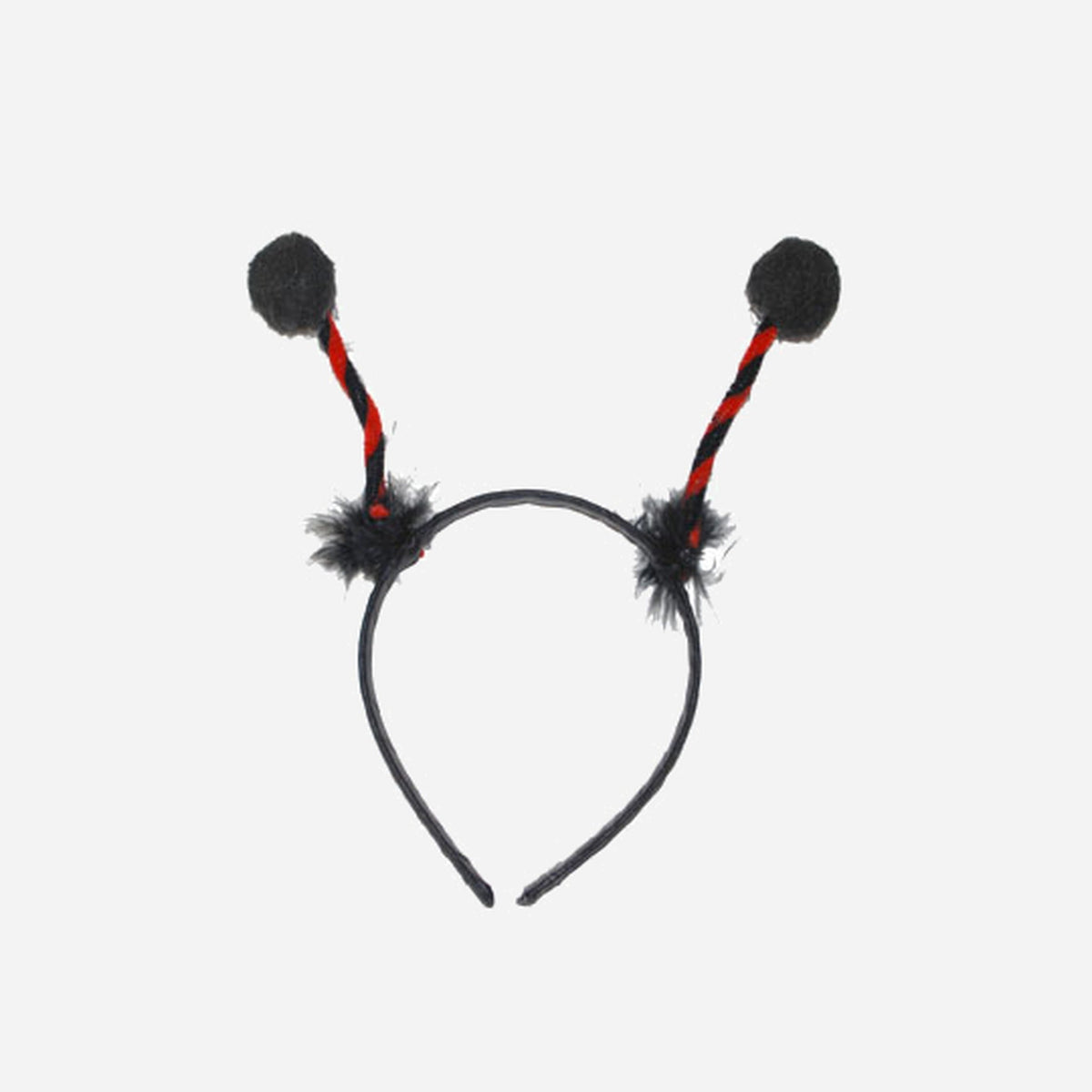 Serre-tête de coccinelle noir
