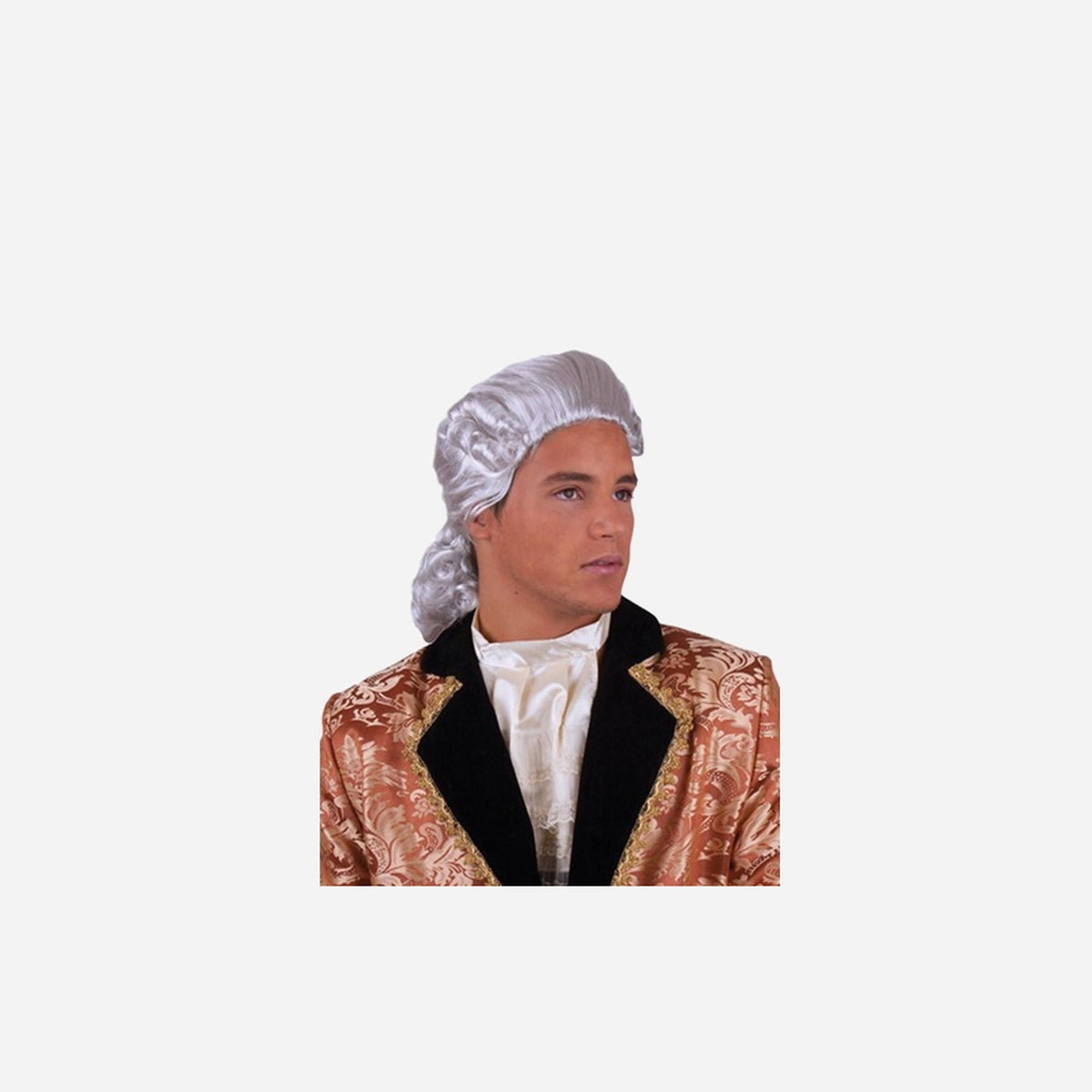 Perruque mozart blanc