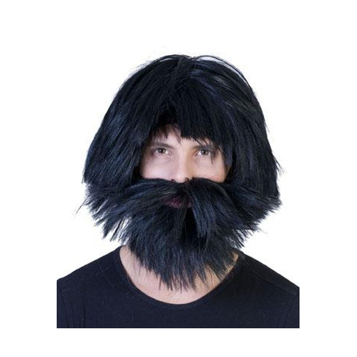 Perruque & barbe noir
