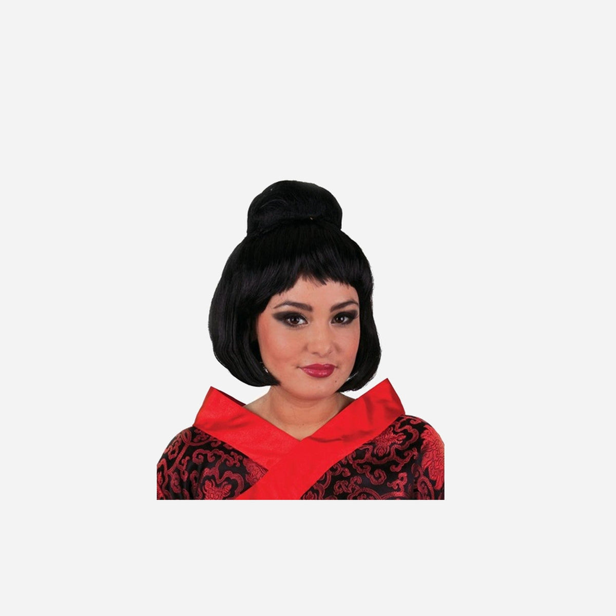 Perruque geisha noire