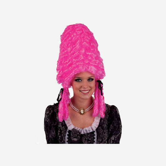 Perruque pompadour pink