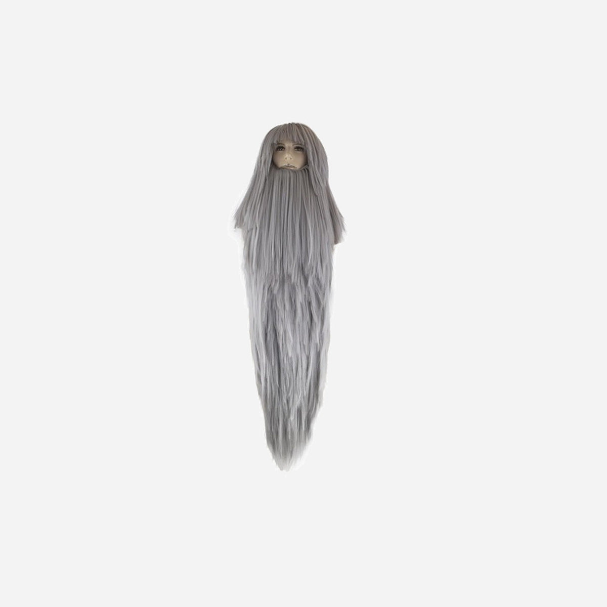 Perruque & barbe de sorcier luxe 1 m