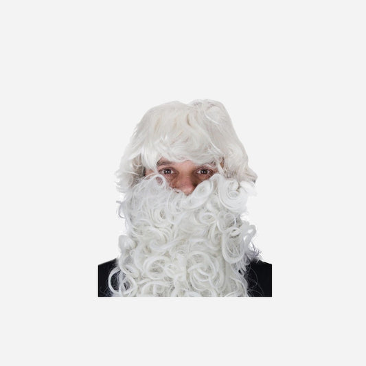 Perruque de Père Noel adulte