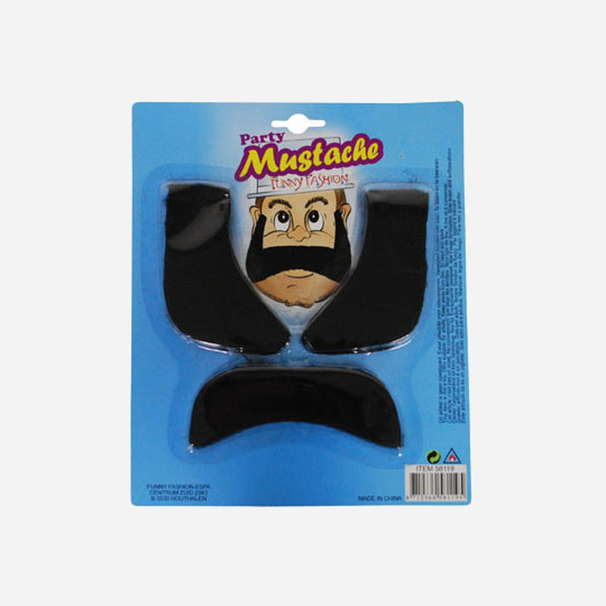 Set moustache 3 pièces