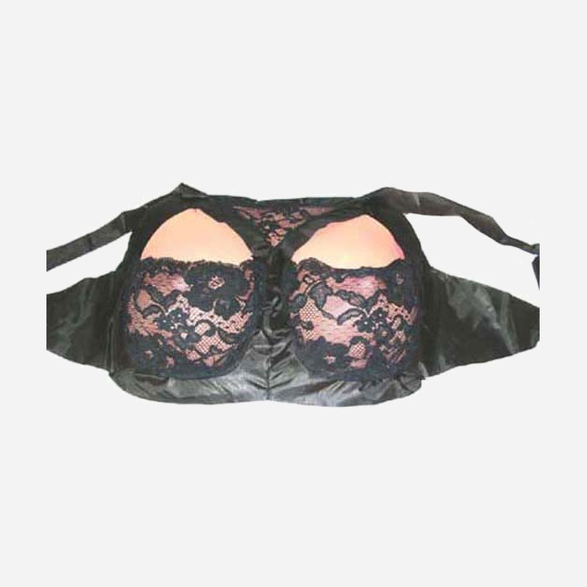 Poitrine postiche avec soutien-gorge dentelles noir