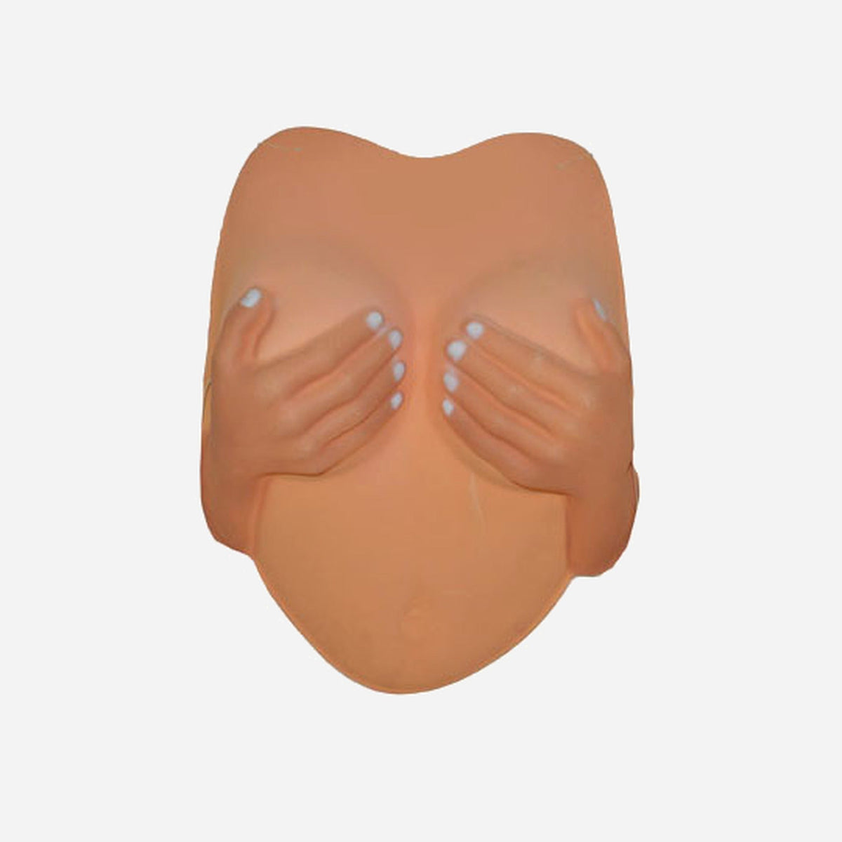 Poitrine postiche motif mains sur les seins