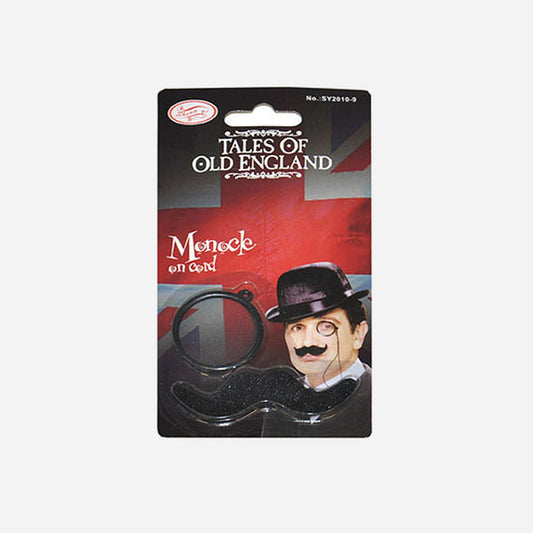 Set accessoires inspecteur monocle & moustache