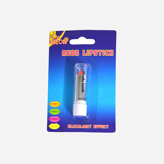 Rouge à lèvres néon fluo orange de fête