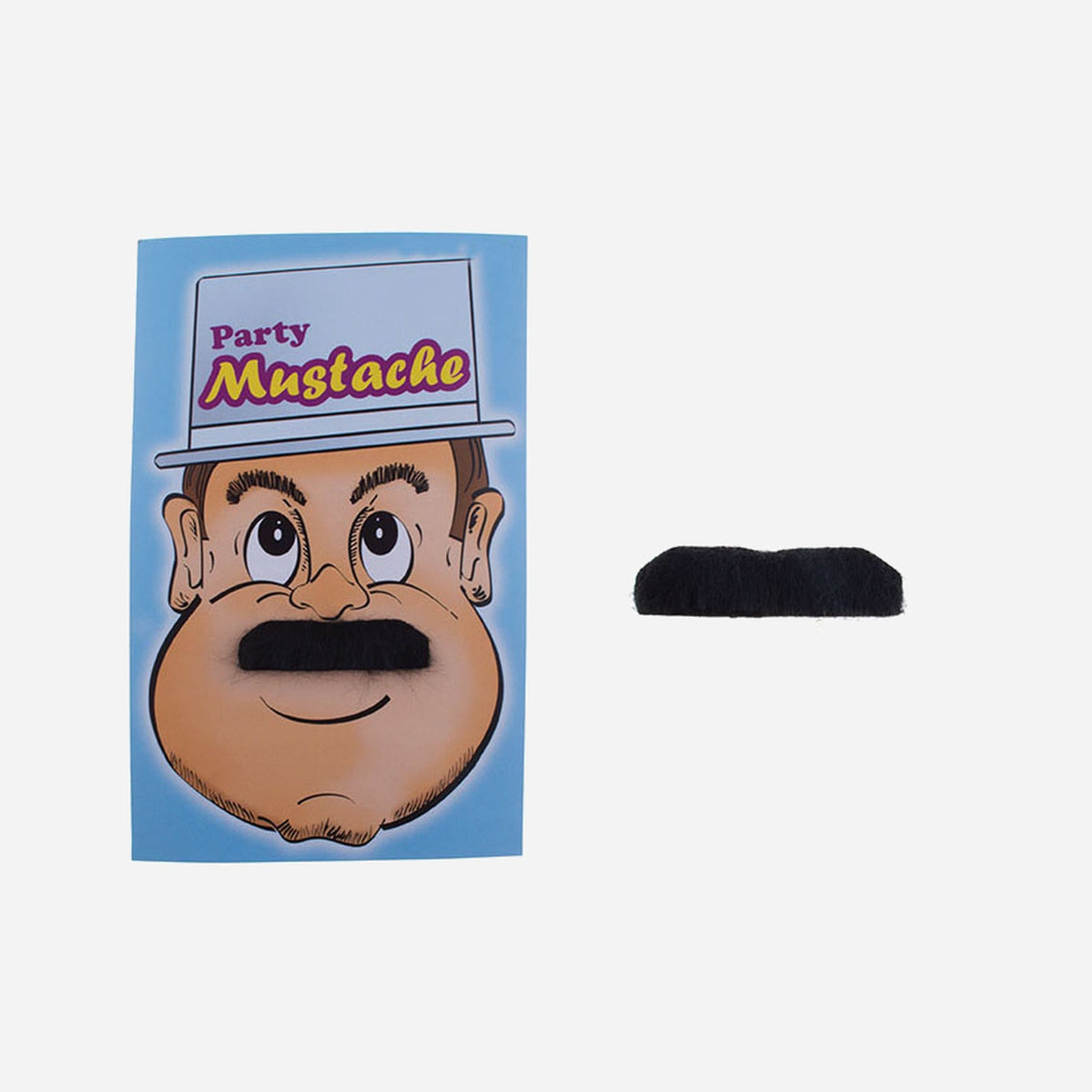 Fausse moustache de policier noir