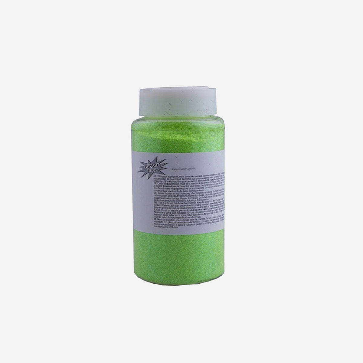 Pot de paillettes vert néon fluo 500 g