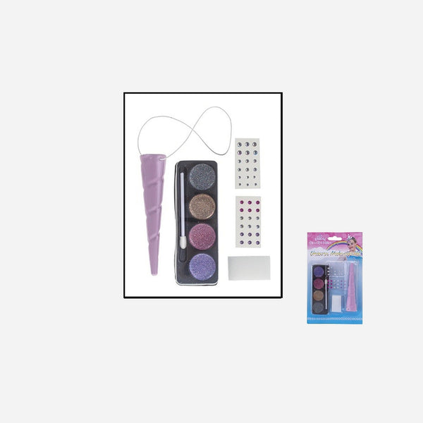 Set de maquillage motif licorne de fête