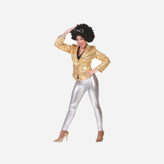 Pantalon legging argente