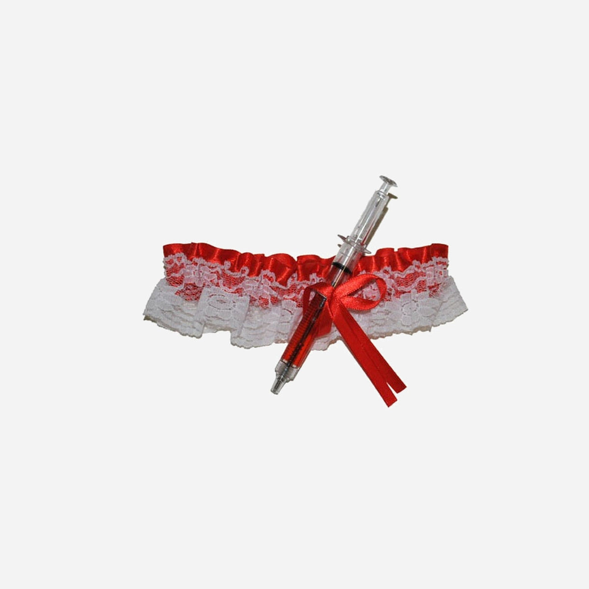 Jarretelle infirmière avec seringue stylo