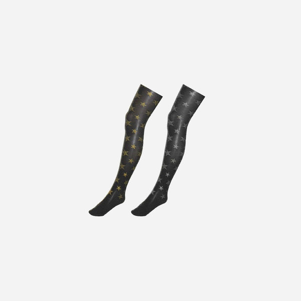 Collant pour femme motif étoiles