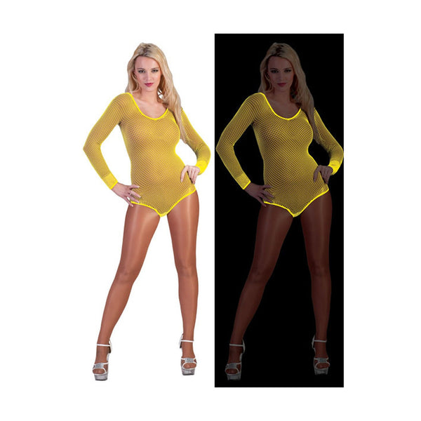 Body filet jaune néon fluo
