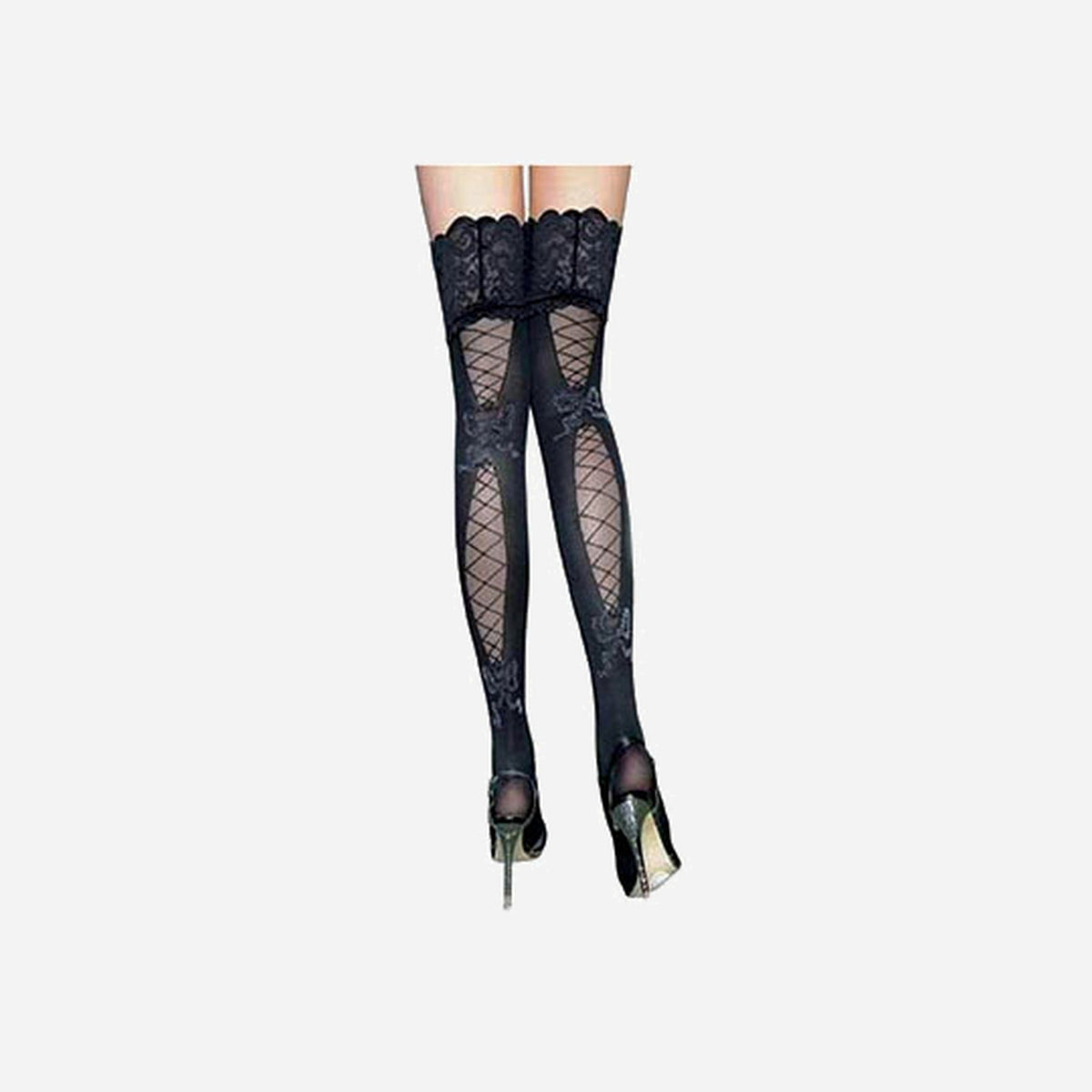 Paire de bas sexy pour femme noir