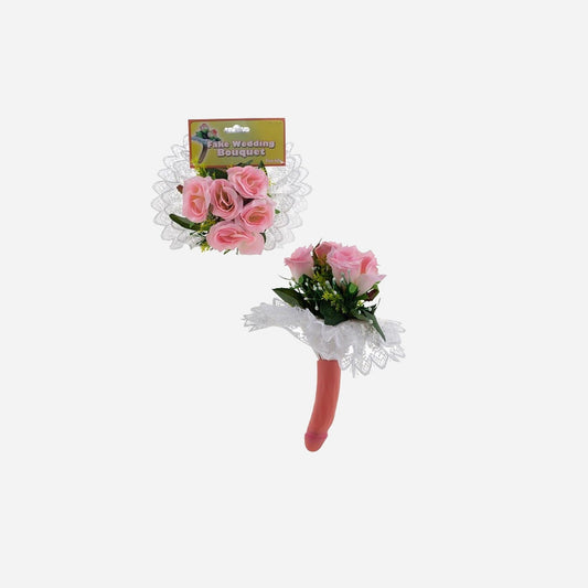 Bouquet de mariage sexy/gag avec pénis 24 cm