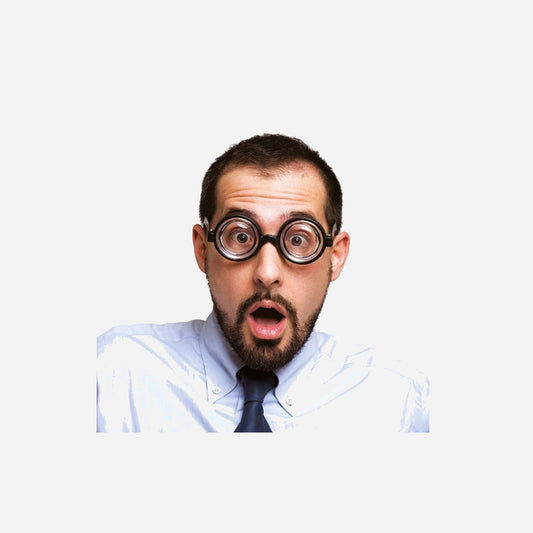 Lunettes de geek binoclard