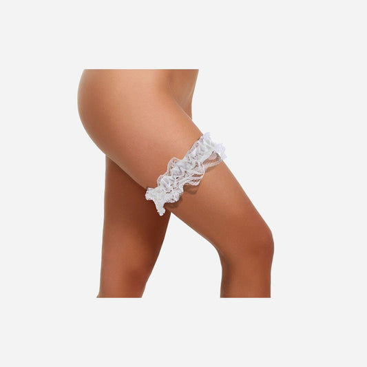 Jarretelle blanc