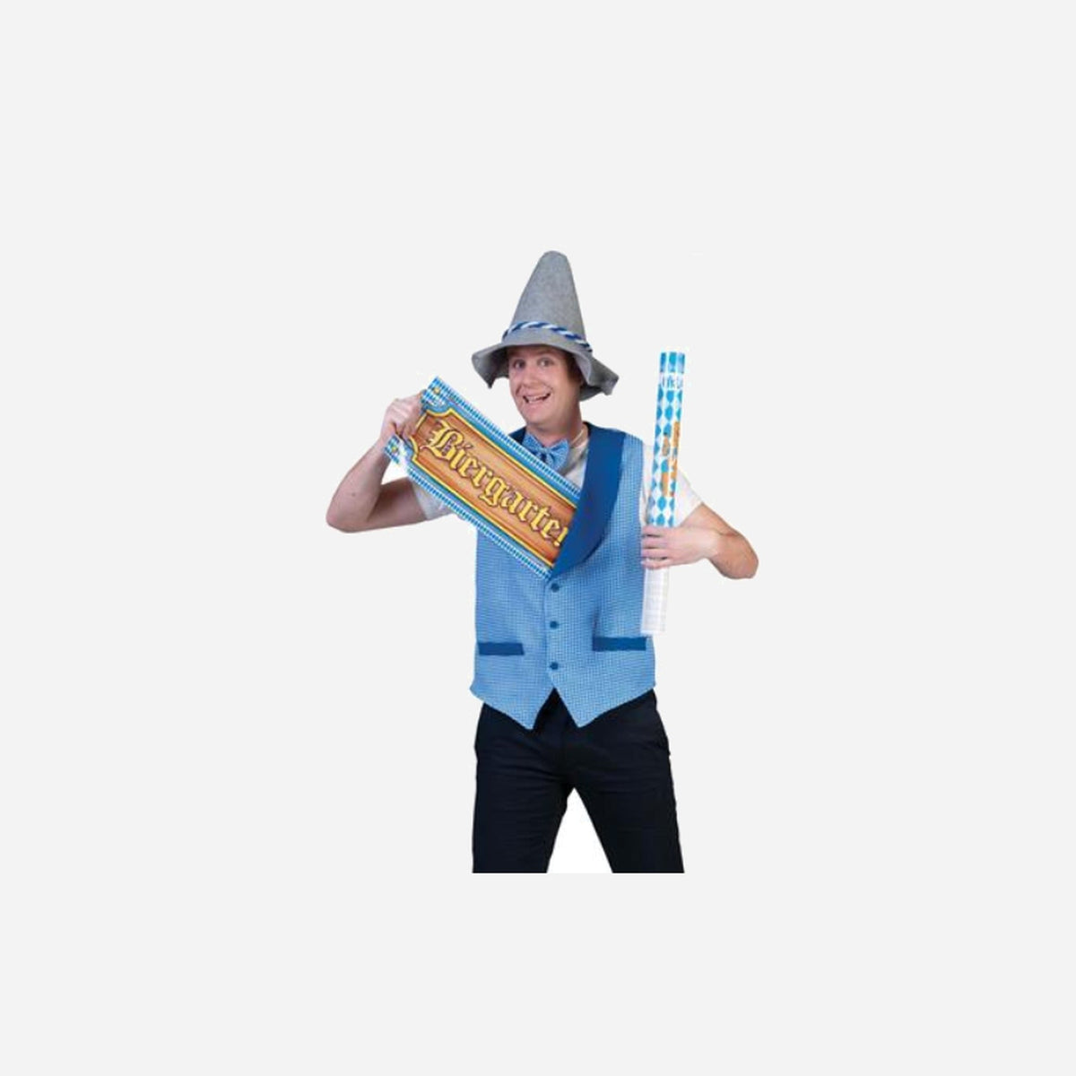 Veste & noeud papillon fête de la bière bleu
