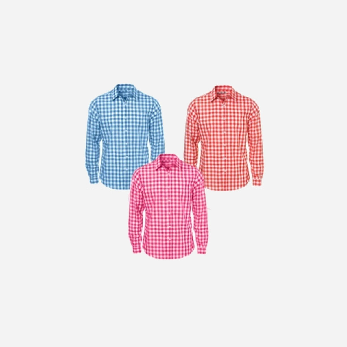 Chemise à carreaux bleu