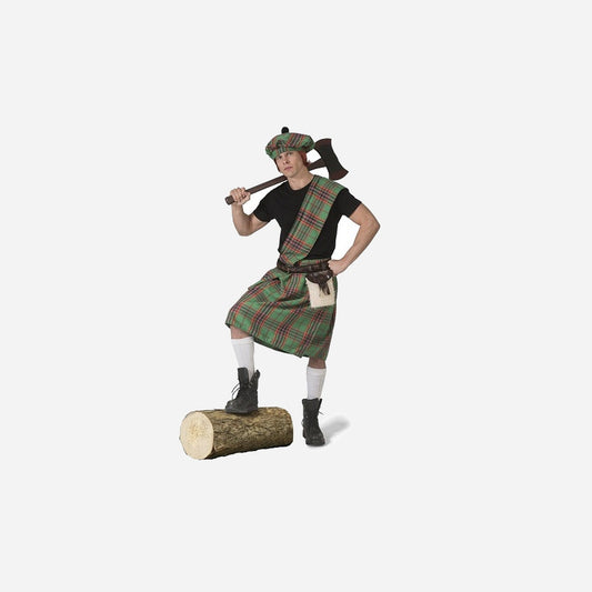 Déguisement d'écossais homme highlander 4 pièces Taille unique