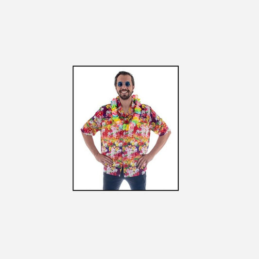 Chemise Tahiti Hawaï motifs "Mauï"