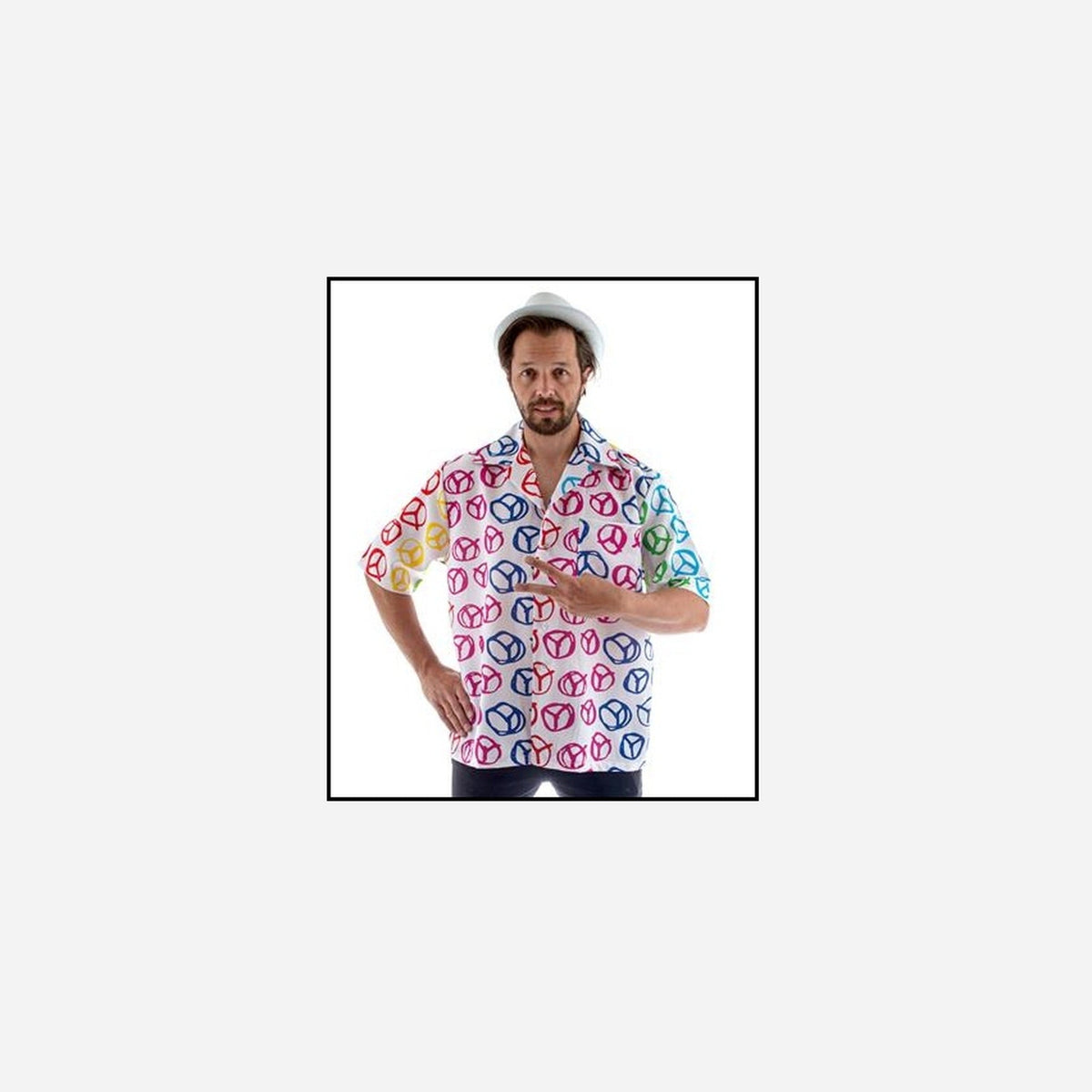 Chemise fun gag motifs "Peace"