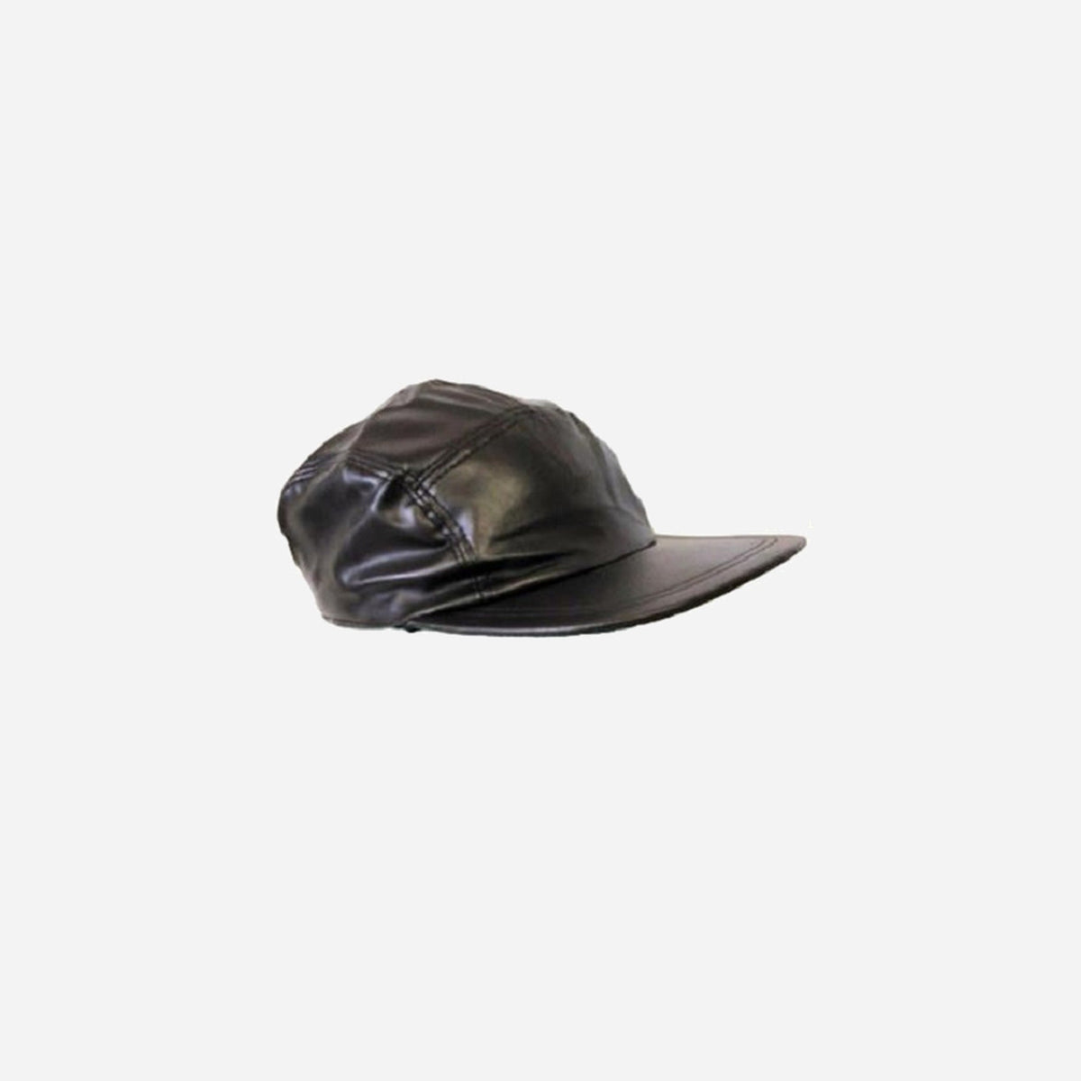 Casquette simili cuir noir punk adulte fantaisie