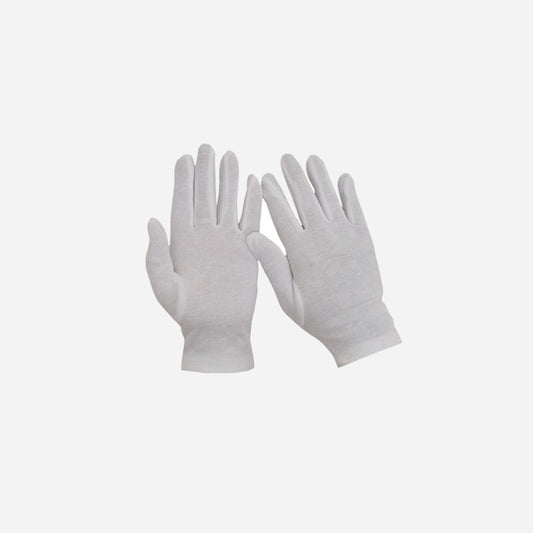 Paire de gants blancs simples de déguisement
