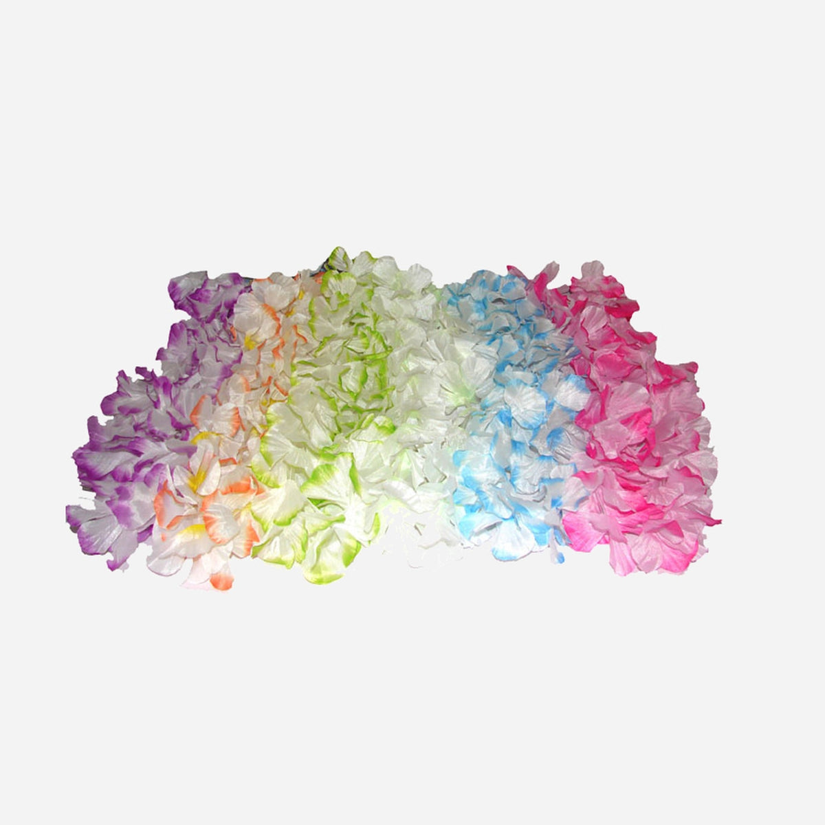 Collier de fleurs épais tahiti couleurs assorti 70 mm