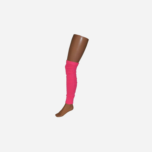 Paire de jambières rose 70 cm