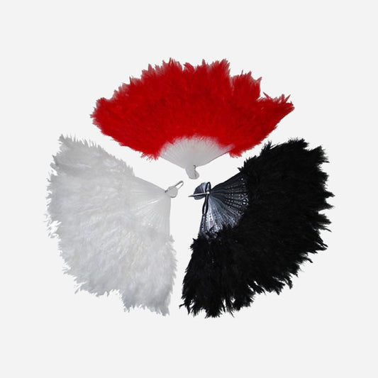 Éventail plumes