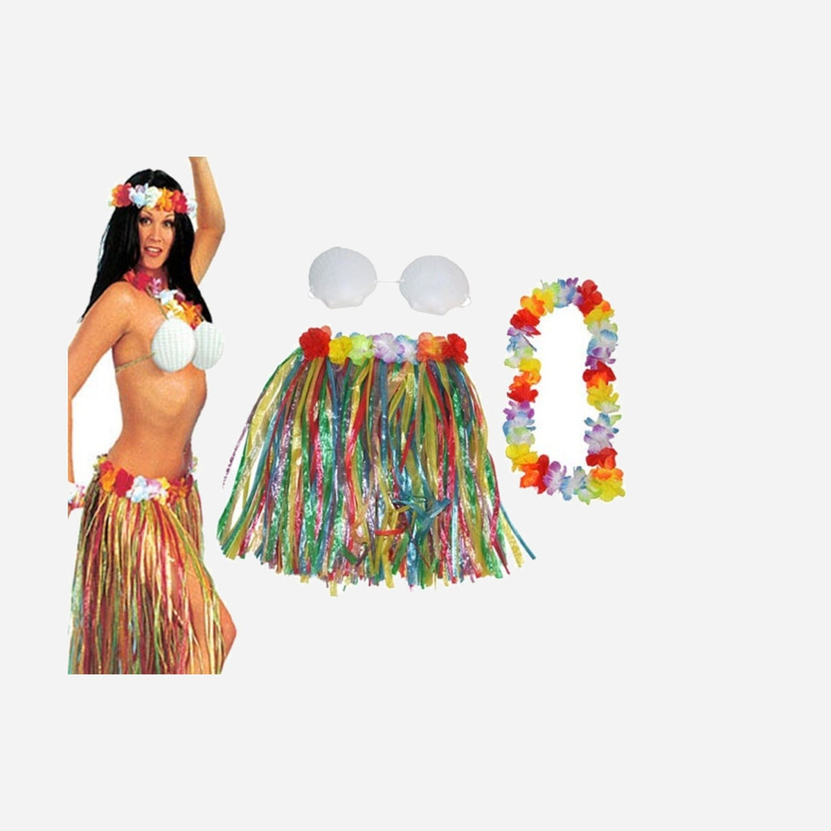 Set Tahiti Hawaï 3 pièces
