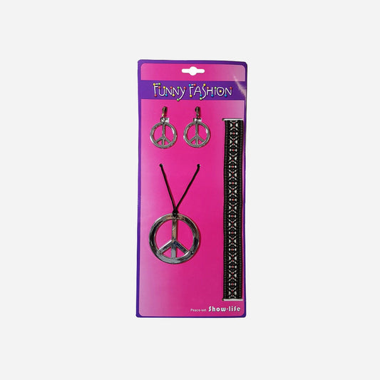 Parure de bijoux Peace & Love argent