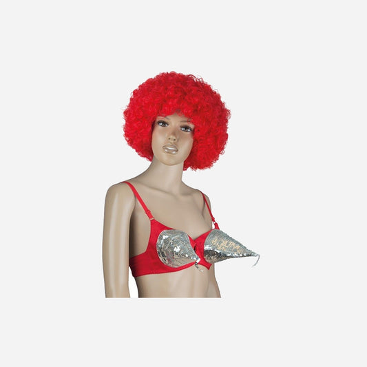 Soutien-gorge madonne bretelles rouge