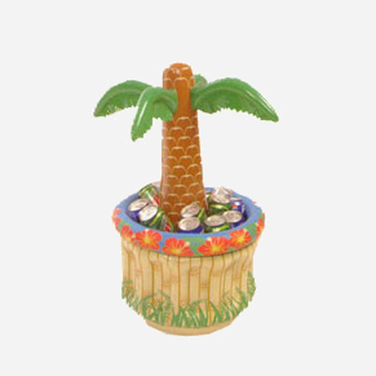 Palmier gonflable & stock à glaçons 66 cm