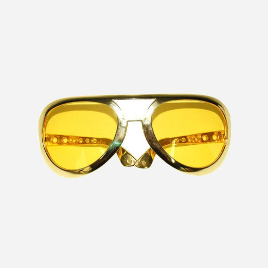 Lunettes jumbo pilote or