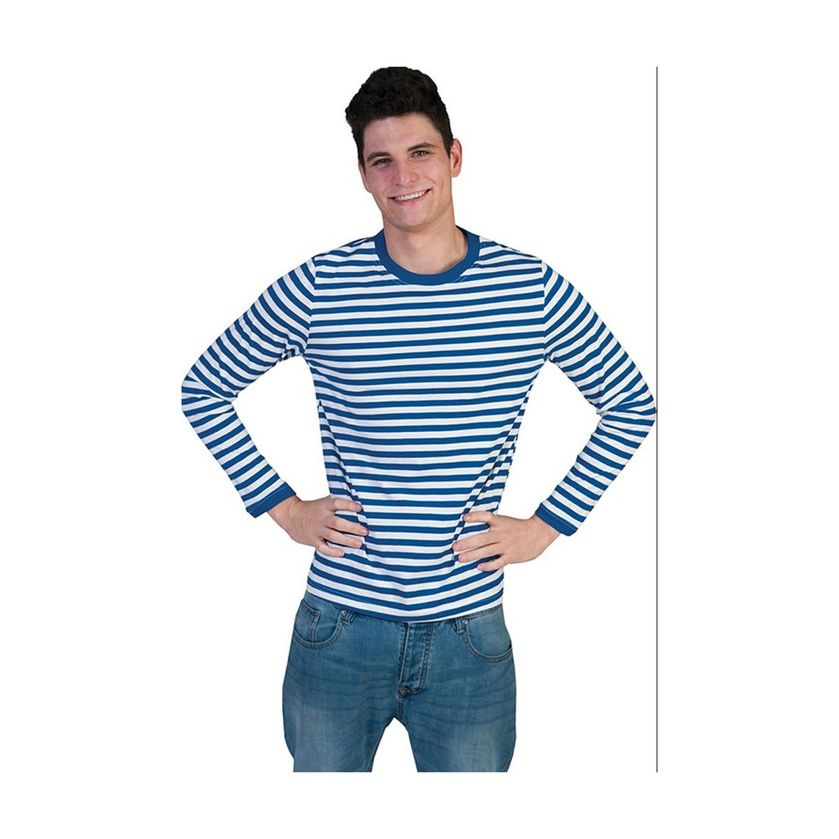 Marinière bleu et blanc homme