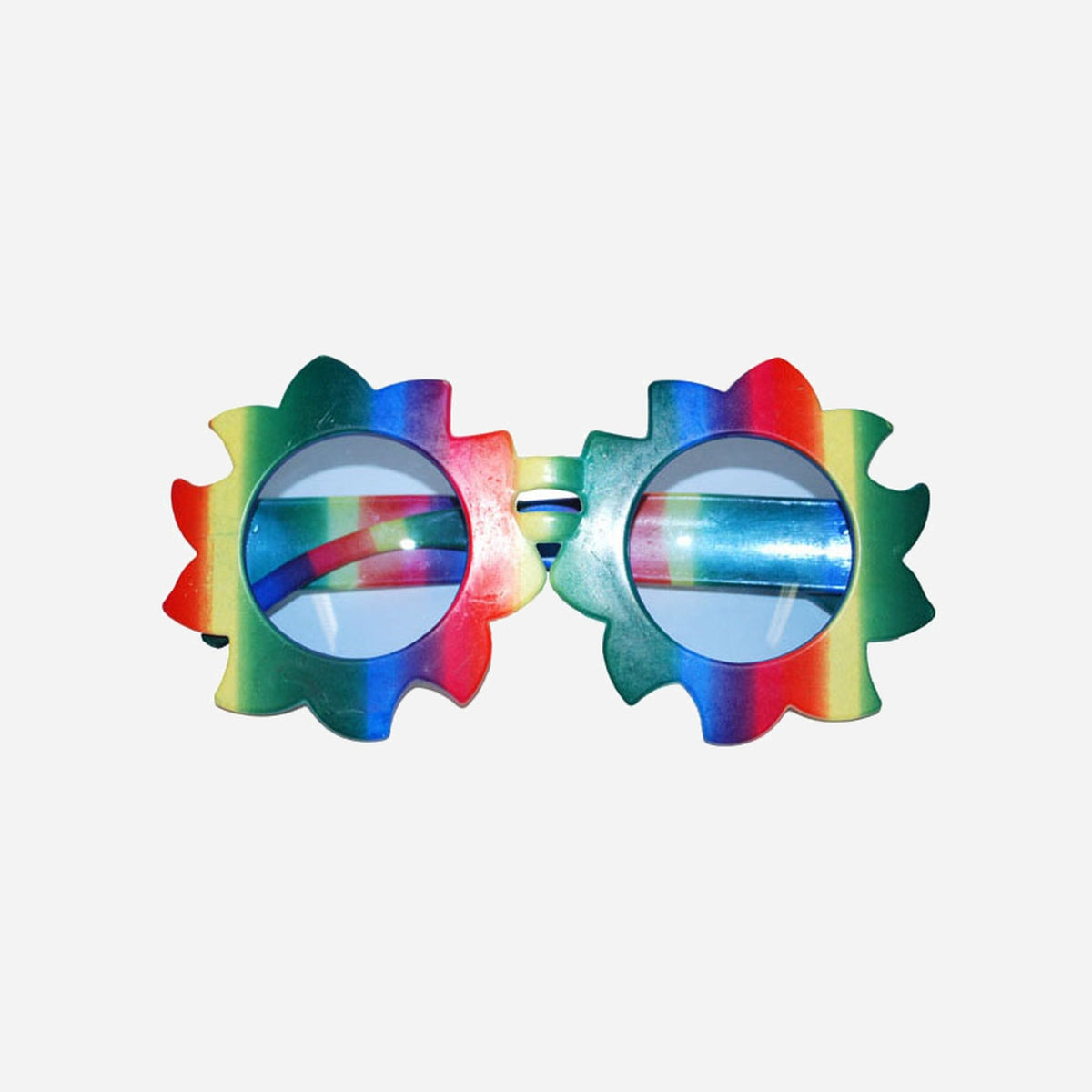 Lunettes gag fleur multicolore